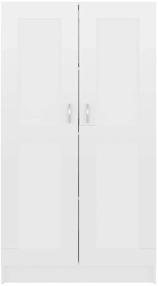 Spintelė knygoms, balta, 82,5x30,5x150cm, apdirbta mediena
