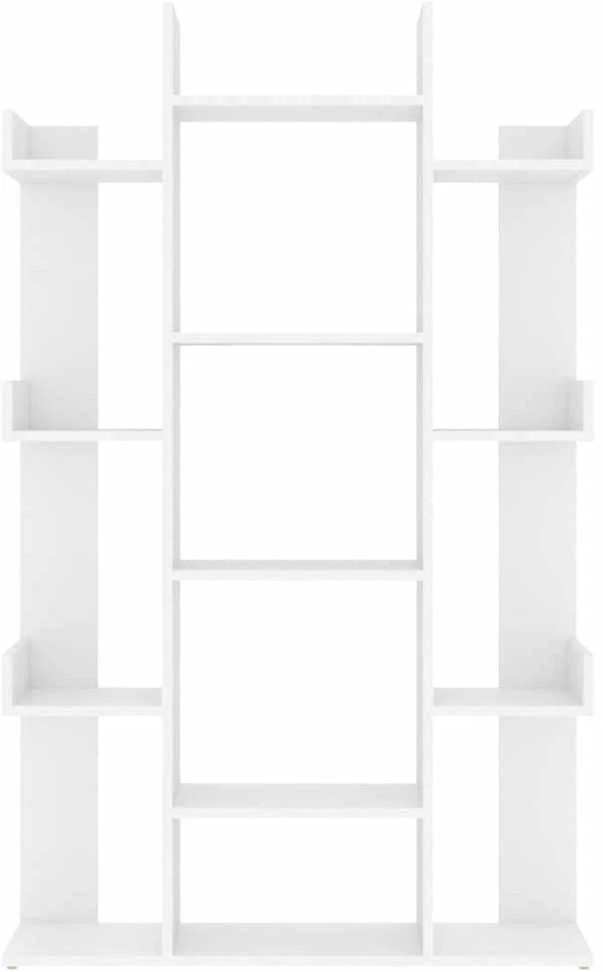 Spintelė knygoms, balta, 86x25,5x140cm, apdirbta mediena