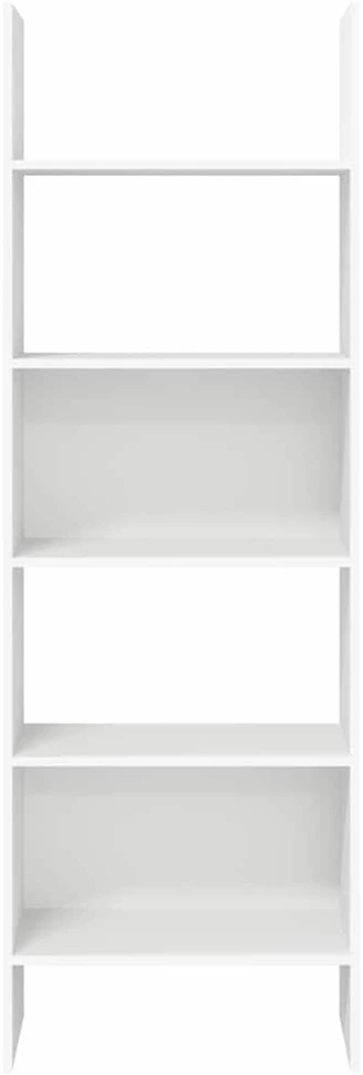 Spintelė knygoms, baltos spalvos, 60x35x180cm, apdirbta mediena
