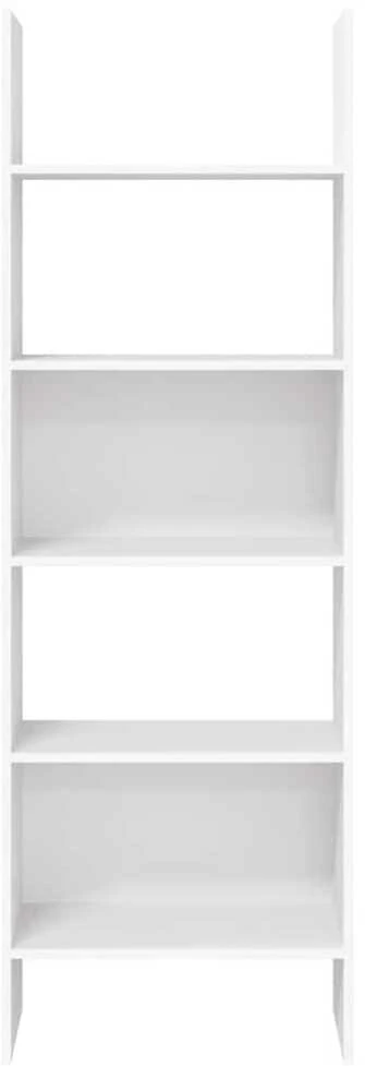 Spintelė knygoms, baltos spalvos, 60x35x180cm, apdirbta mediena