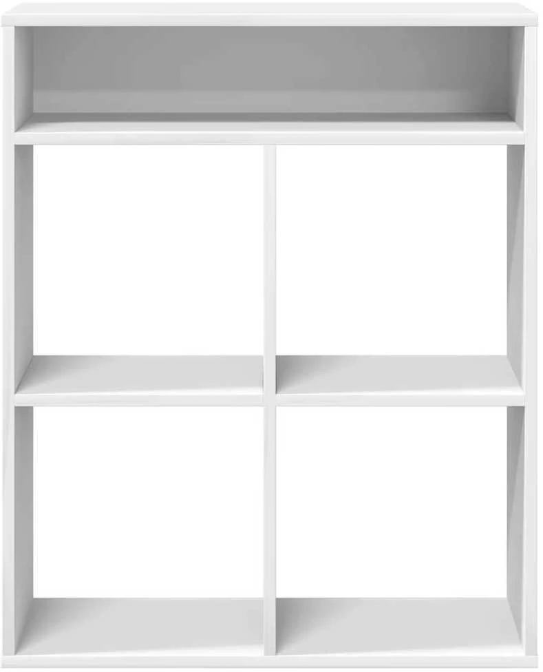 Spintelė knygoms, baltos spalvos, 66x31x80 cm, MDP
