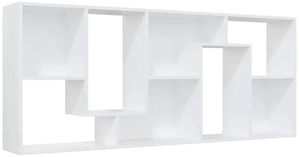 Spintelė knygoms, baltos spalvos, 67x24x161cm, apdirbta mediena