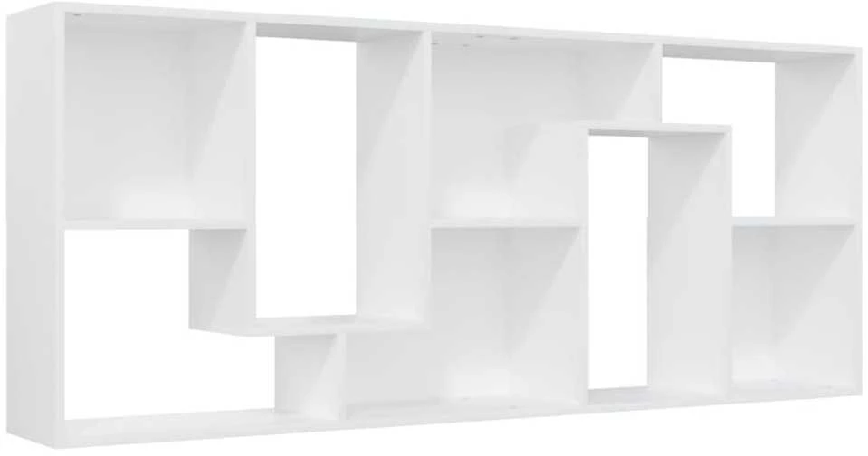 Spintelė knygoms, baltos spalvos, 67x24x161cm, apdirbta mediena
