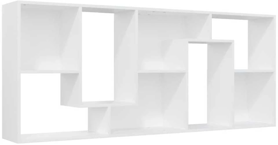Spintelė knygoms, baltos spalvos, 67x24x161cm, apdirbta mediena