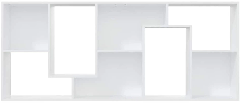 Spintelė knygoms, baltos spalvos, 67x24x161cm, apdirbta mediena