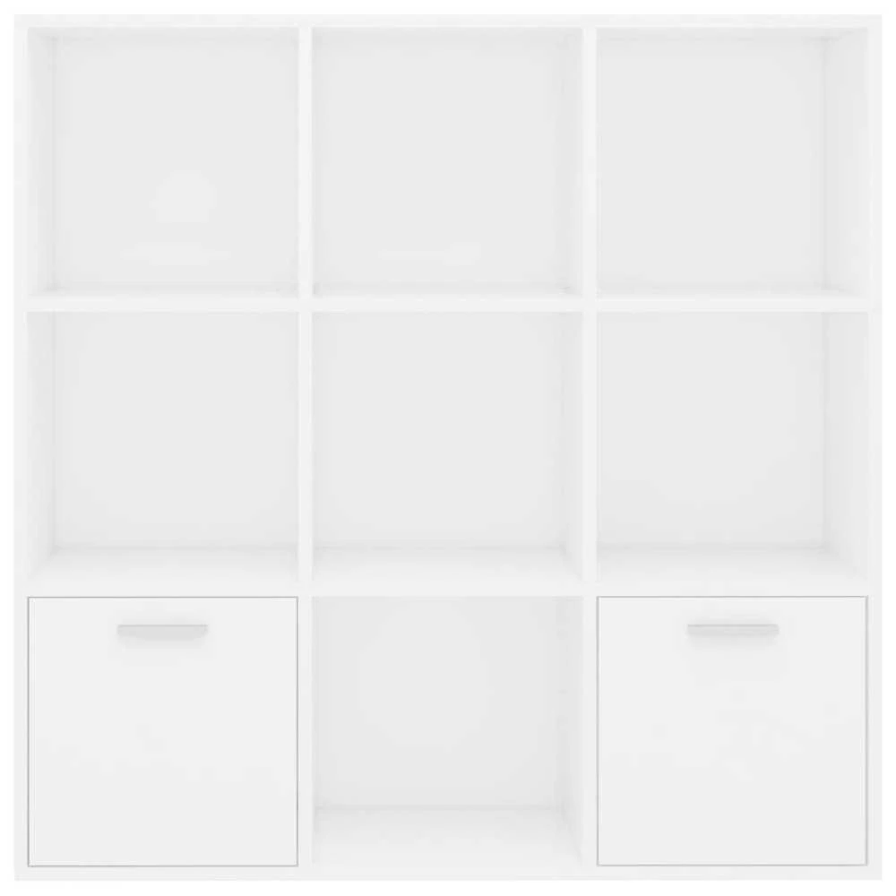 Spintelė knygoms, baltos spalvos, 98x30x98cm, apdirbta mediena