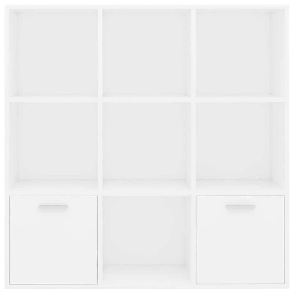 Spintelė knygoms, baltos spalvos, 98x30x98cm, apdirbta mediena