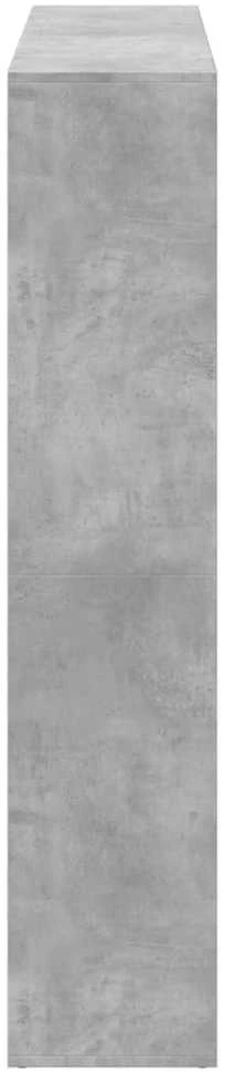 Spintelė knygoms, betono, 137,5x29x137,5cm, apdirbta mediena