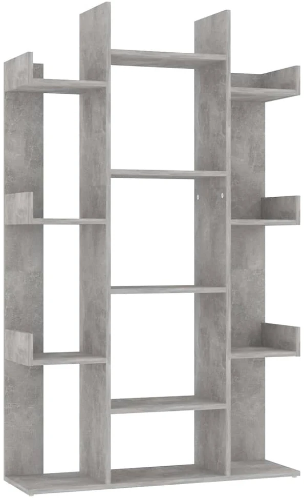 Spintelė knygoms, betono, 86x25,5x140cm, apdirbta mediena