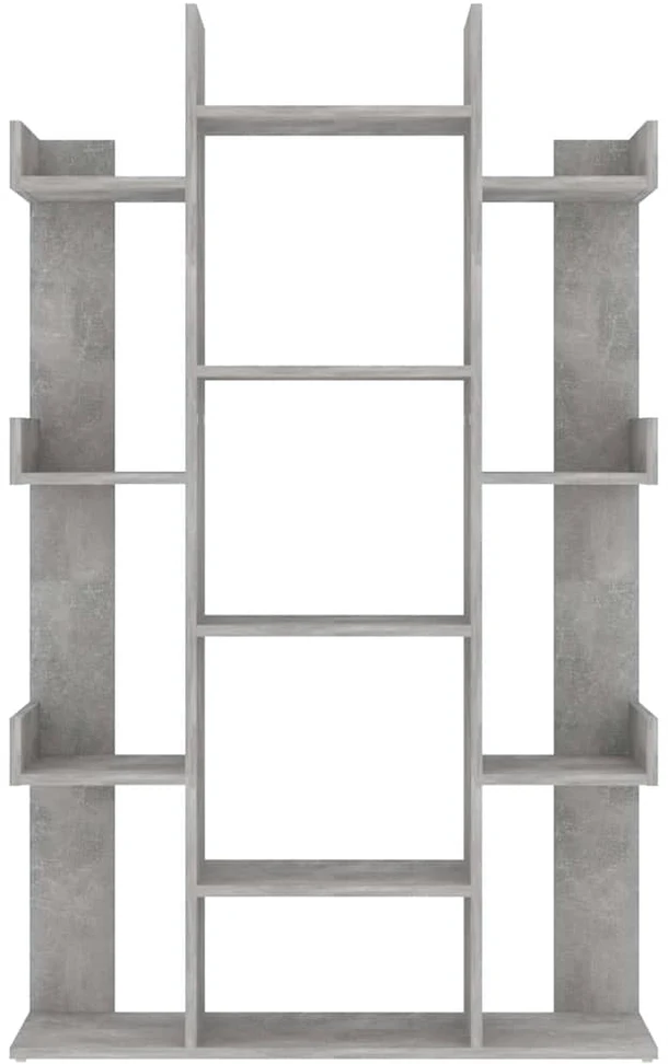 Spintelė knygoms, betono, 86x25,5x140cm, apdirbta mediena