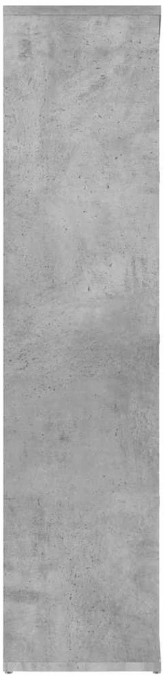 Spintelė knygoms, betono pilka, 50x25x106cm, apdirbta mediena