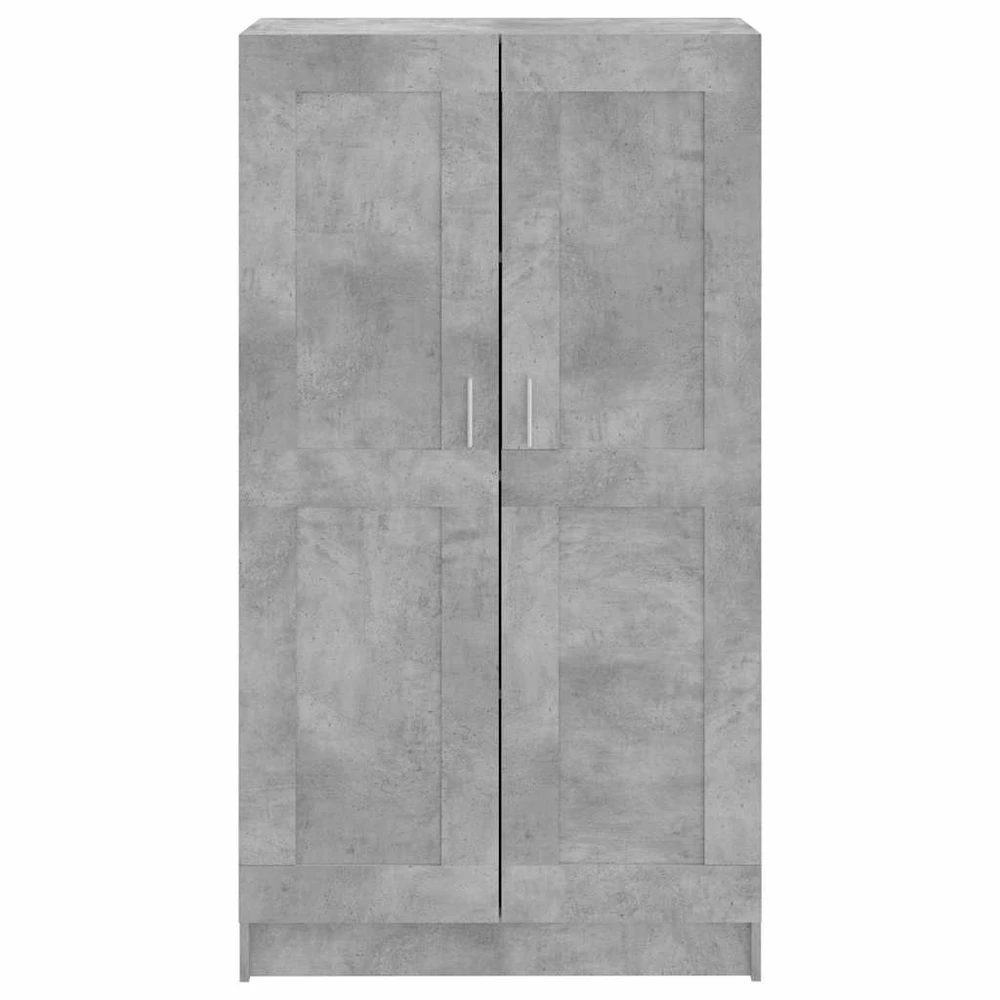 Spintelė knygoms, betono pilka, 82,5x30,5x150cm, mediena