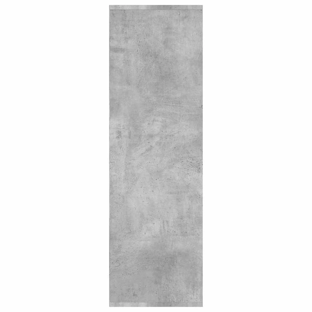 Spintelė knygoms, betono pilkos spalvos, 98x29x97,5 cm