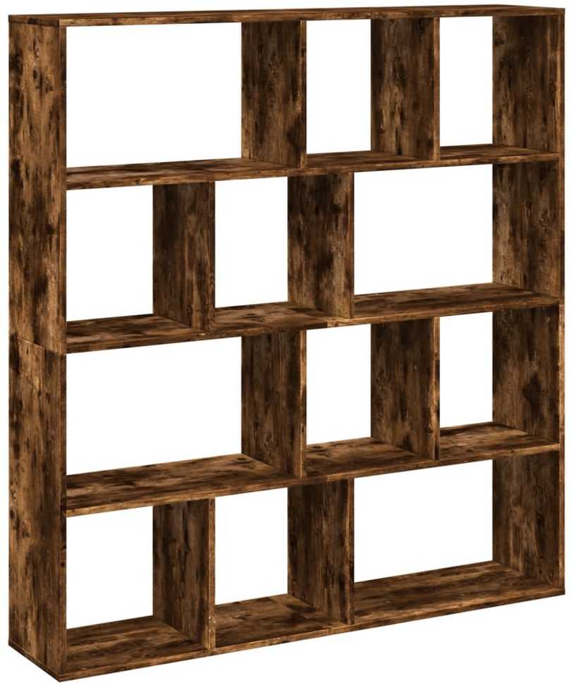 Spintelė knygoms, dūminio ąžuolo, 132x29x141,5cm, mediena