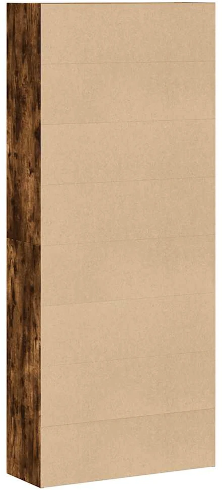 Spintelė knygoms, dūminio ąžuolo, 80x30x189cm, mediena