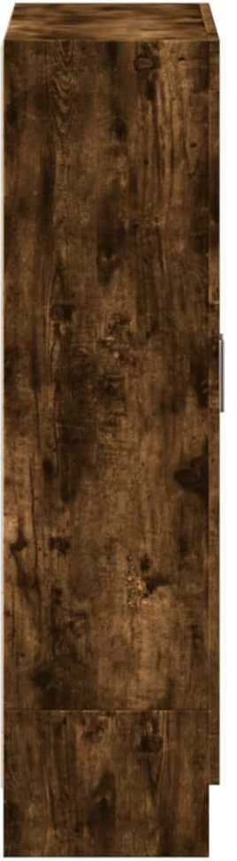 Spintelė knygoms, dūminio ąžuolo, 82,5x30,5x115cm, mediena
