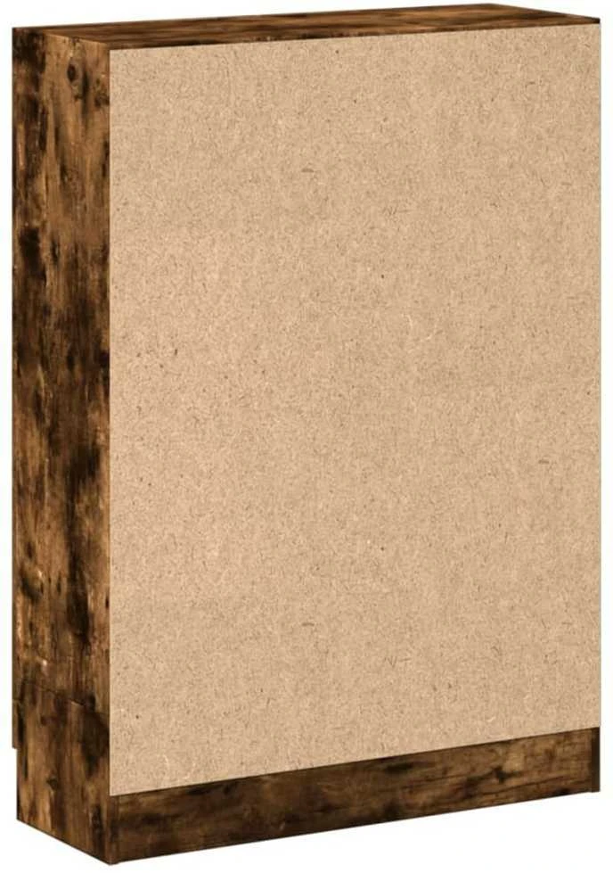 Spintelė knygoms, dūminio ąžuolo, 82,5x30,5x115cm, mediena