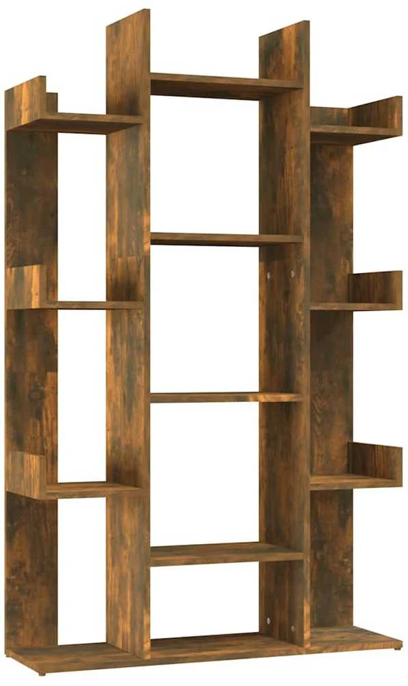 Spintelė knygoms, dūminio ąžuolo, 86x25,5x140cm, mediena