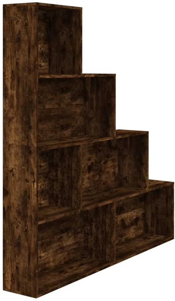 Spintelė knygoms, dūminio ąžuolo spalvos, 155x24x160cm