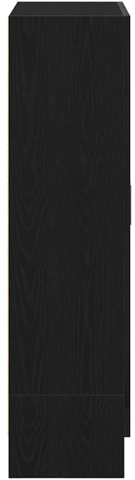 Spintelė knygoms, juodas ąžuolas, 82,5x30,5x115cm, mediena