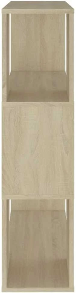 Spintelė knygoms/kambario pertvara, ąžuolo, 80x24x94cm, MDP