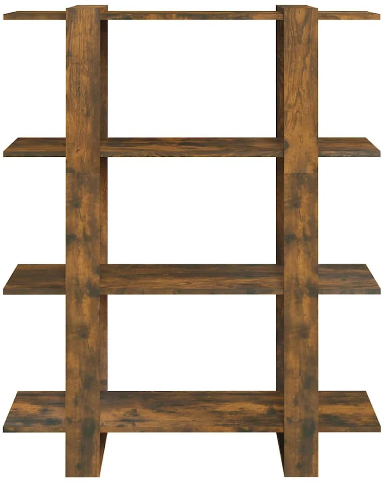 Spintelė knygoms/kambario pertvara, ąžuolo, 100x30x123,5cm