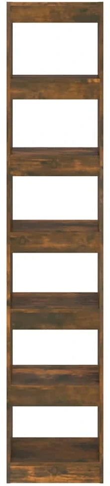 Spintelė knygoms/kambario pertvara, ąžuolo, 40x30x198cm