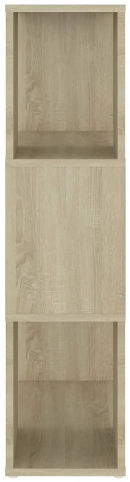 Spintelė knygoms/kambario pertvara, ąžuolo, 60x24x94cm, MDP