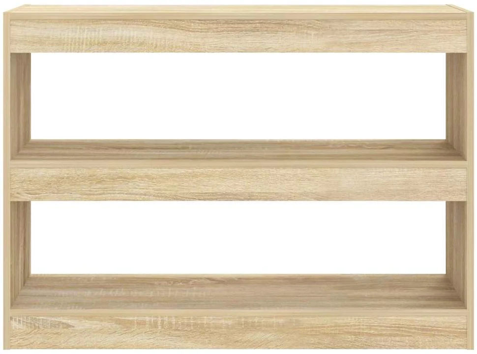 Spintelė knygoms/kambario pertvara, ąžuolo, 100x30x72cm