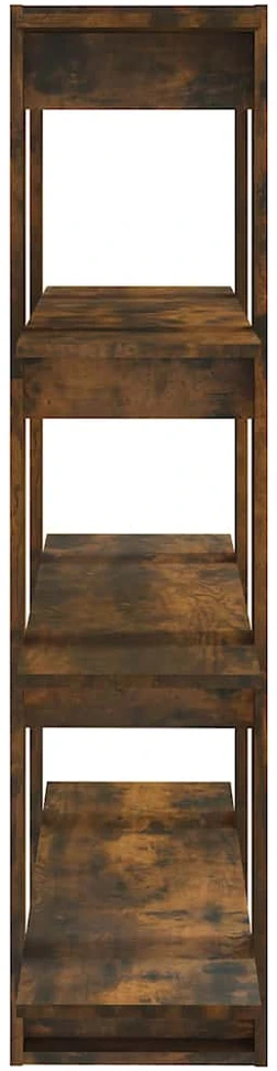 Spintelė knygoms/kambario pertvara, ąžuolo, 100x30x123,5cm