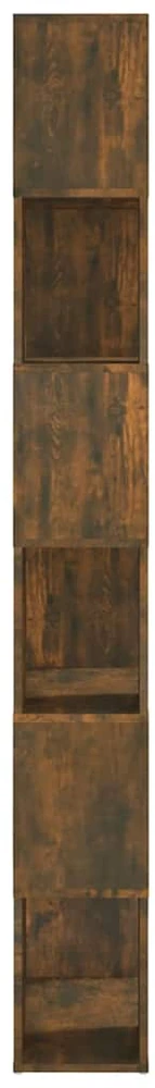 Spintelė knygoms/kambario pertvara, ąžuolo, 60x24x186cm