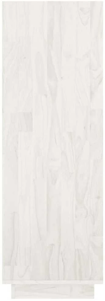 Spintelė knygoms/kambario pertvara, balta, 80x35x103cm, pušis