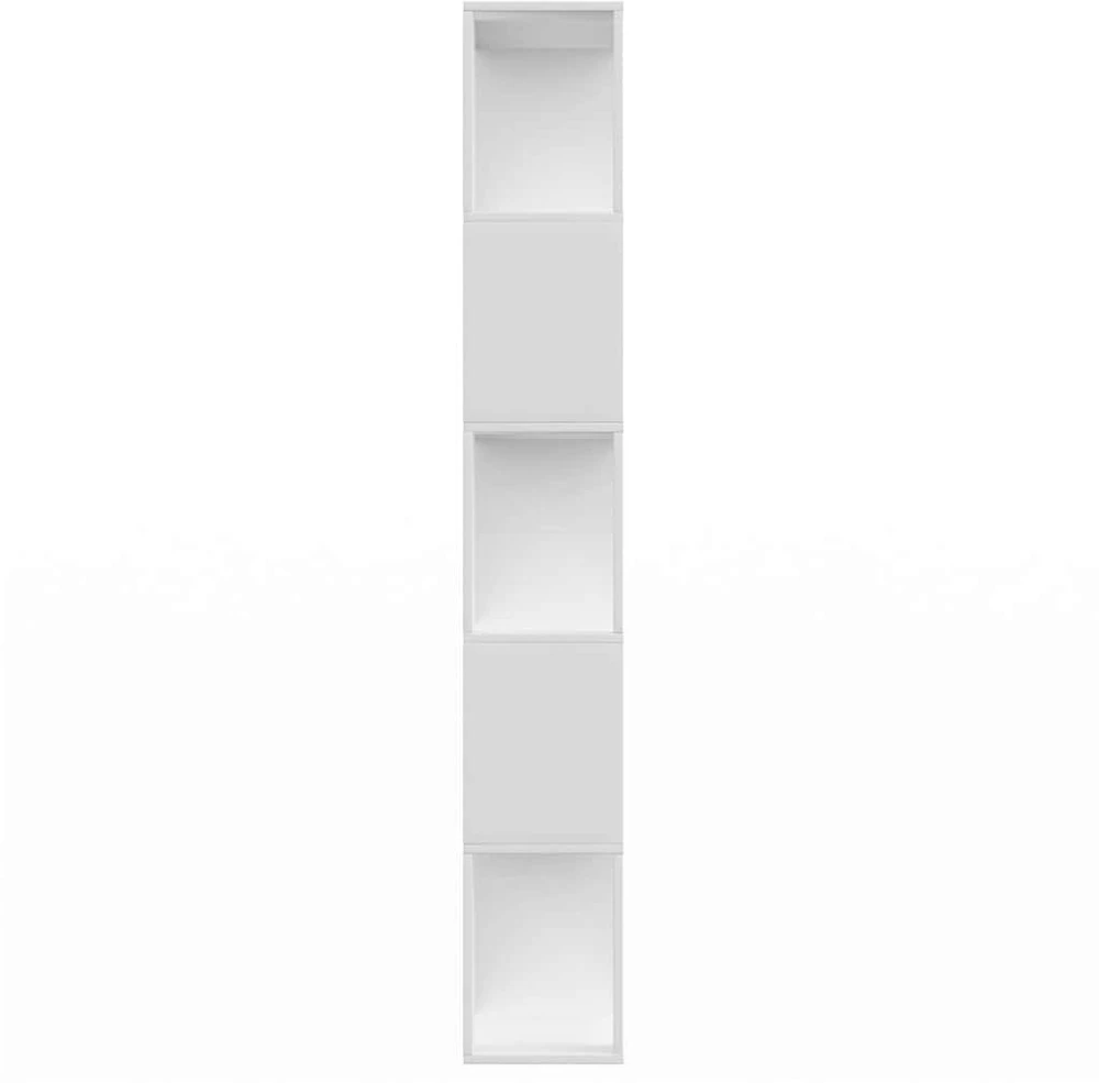 Spintelė knygoms/kambario pertvara, balta, 80x24x159cm, mediena