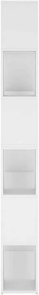 Spintelė knygoms/kambario pertvara, balta, 100x24x188cm