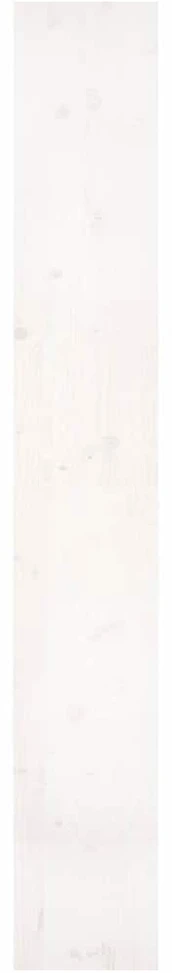 Spintelė knygoms/kambario pertvara, balta, 80x30x199,5cm, pušis