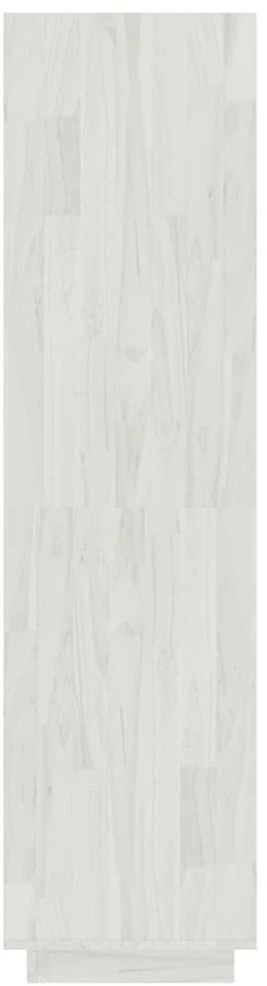 Spintelė knygoms/kambario pertvara, balta, 40x35x135cm, pušis