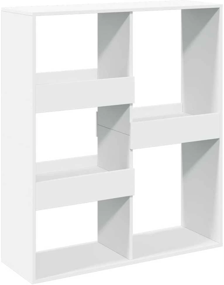 Spintelė knygoms/kambario pertvara, balta, 100x33x115cm