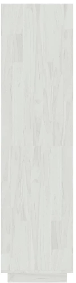 Spintelė knygoms/kambario pertvara, balta, 60x35x135cm, pušis