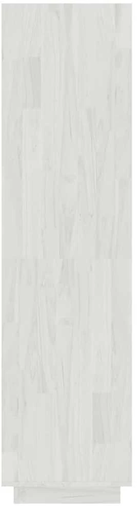 Spintelė knygoms/kambario pertvara, balta, 60x35x135cm, pušis