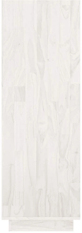 Spintelė knygoms/kambario pertvara, balta, 80x35x103cm, pušis
