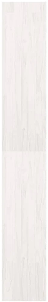 Spintelė knygoms/kambario pertvara, balta, 40x30x199cm, pušis