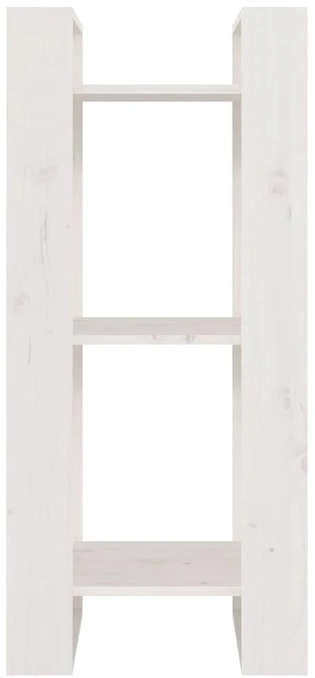 Spintelė knygoms/kambario pertvara, balta, 41x35x91cm, pušis