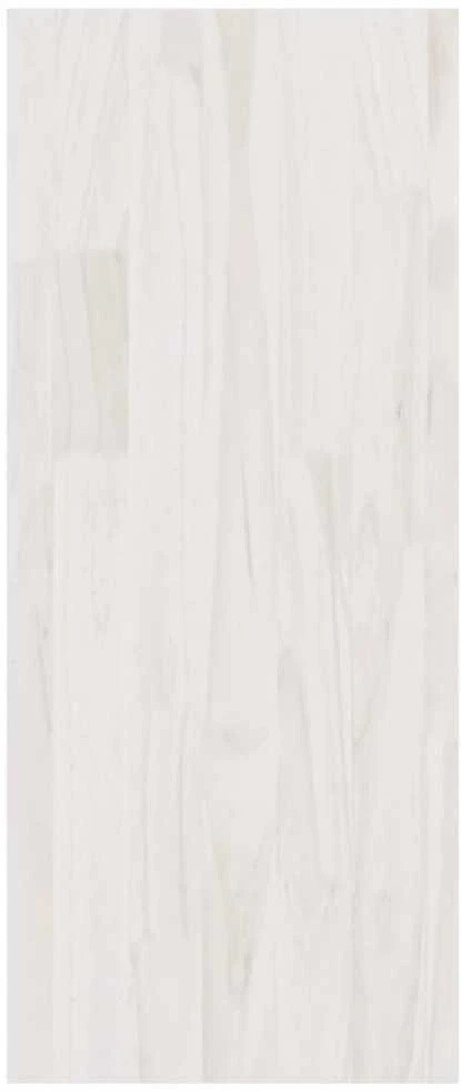 Spintelė knygoms/kambario pertvara, balta, 100x30x71,5cm, pušis