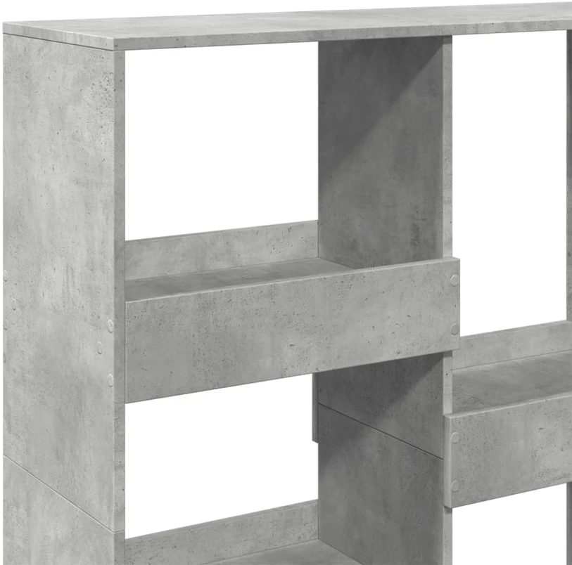 Spintelė knygoms/kambario pertvara, betono pilka, 100x33x115cm