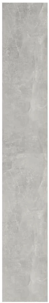 Spintelė knygoms/kambario pertvara, betono pilka, 40x30x198cm