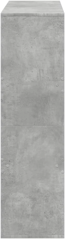 Spintelė knygoms/kambario pertvara, betono pilka, 100x33x115cm