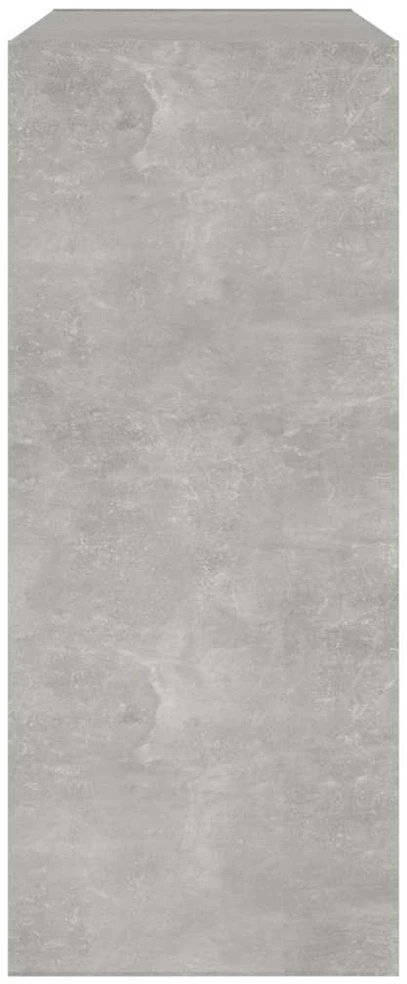 Spintelė knygoms/kambario pertvara, betono pilka, 80x30x72cm