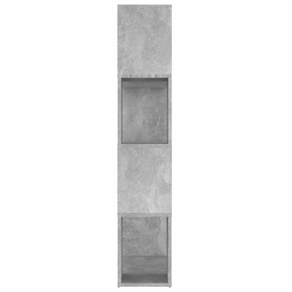 Spintelė knygoms/kambario pertvara, pilka, 80x24x124,5cm, MDP