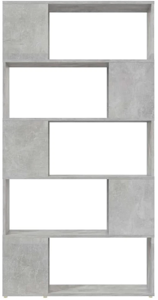 Spintelė knygoms/kambario pertvara, pilka, 80x24x155cm, MDP