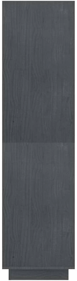 Spintelė knygoms/kambario pertvara, pilka, 80x35x135cm, pušis